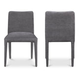 Calla Dark Grey Dining Chair (Set of 2) - Ornate Home