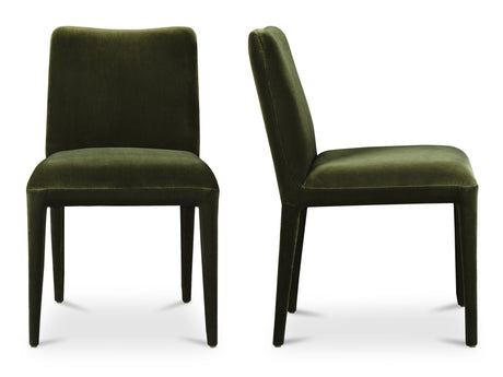 Calla Green Velvet Dining Chair (Set of 2) - Ornate Home