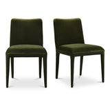 Calla Green Velvet Dining Chair (Set of 2) - Ornate Home