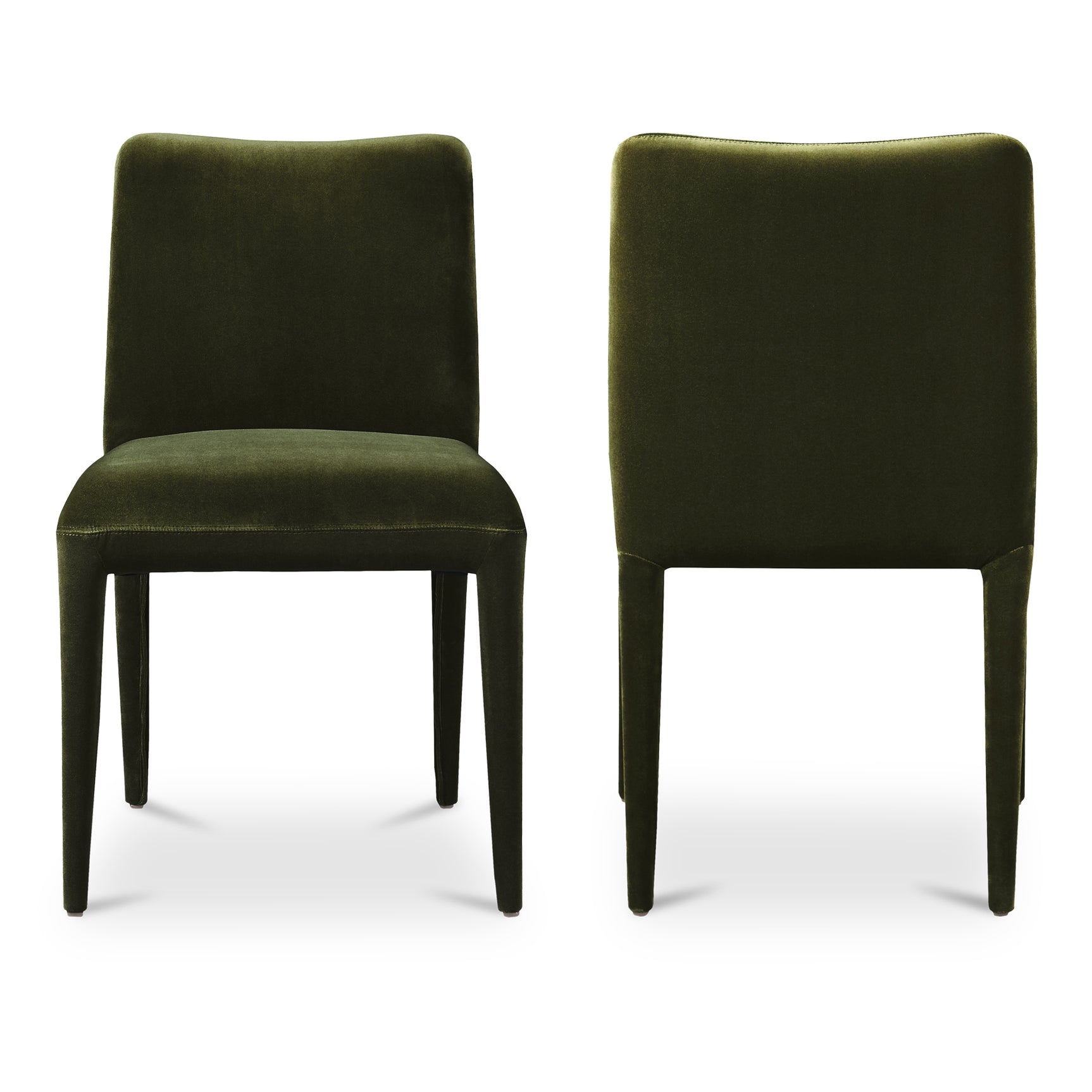 Calla Green Velvet Dining Chair (Set of 2) - Ornate Home