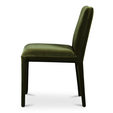 Calla Green Velvet Dining Chair (Set of 2) - Ornate Home