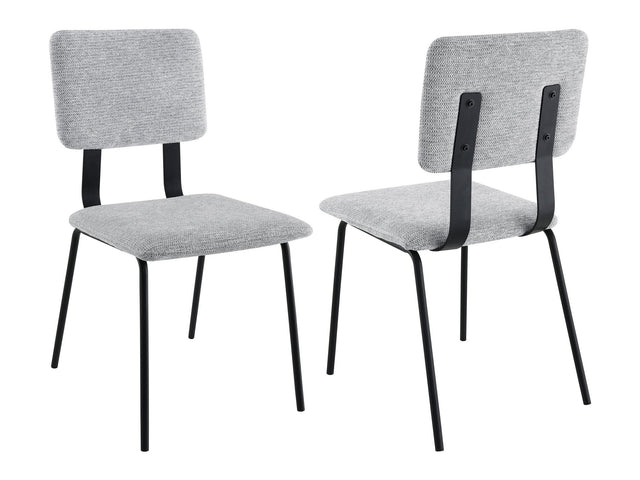 Calla Grey Side Chair (Set of 2) - Ornate Home