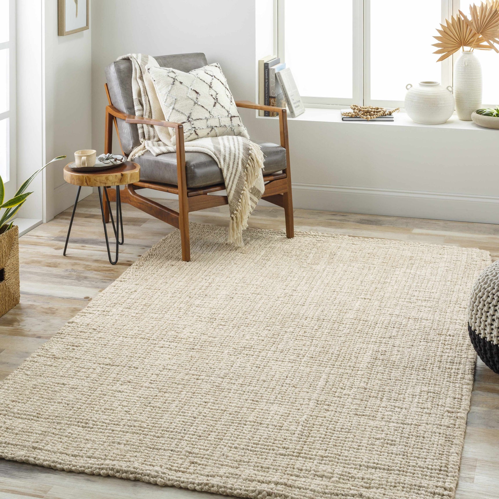 Calla Jute Beige Area Rug - Livabliss x Becki Owens - Ornate Home
