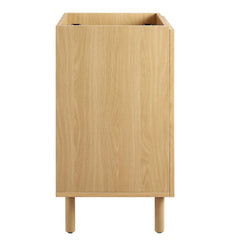 Calla Oak 24" Perforated Metal Bathroom Vanity Cabinet (Sink Basin Not Included) - Ornate Home