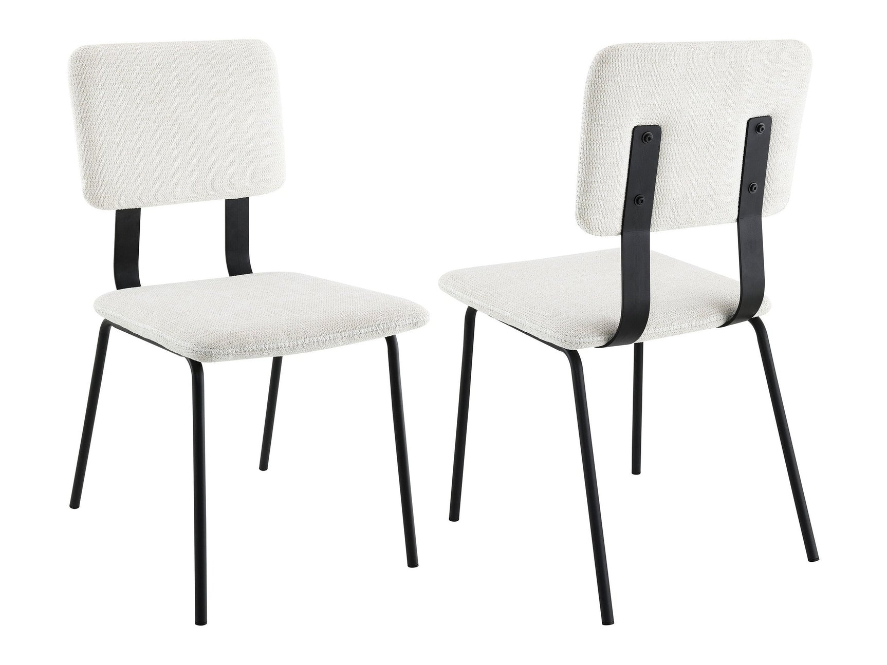 Calla White Side Chair (Set of 2) - Ornate Home