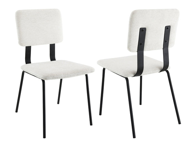 Calla White Side Chair (Set of 2) - Ornate Home