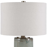 Callais Crackled Aqua Table Lamp - Ornate Home
