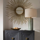Callais Crackled Aqua Table Lamp - Ornate Home