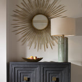 Callais Crackled Aqua Table Lamp - Ornate Home