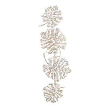 Callaway Dusty White/Gold Wall Sconce - Ornate Home
