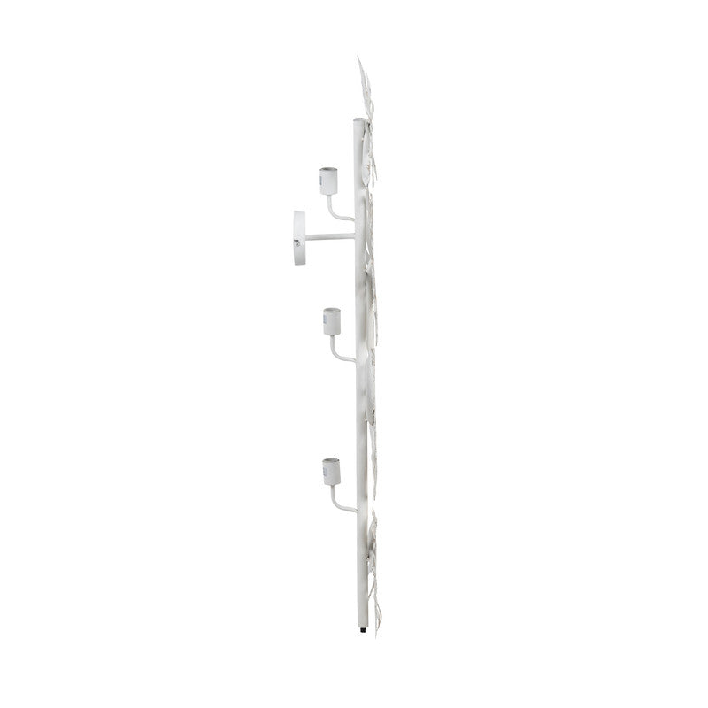 Callaway Dusty White/Gold Wall Sconce - Ornate Home