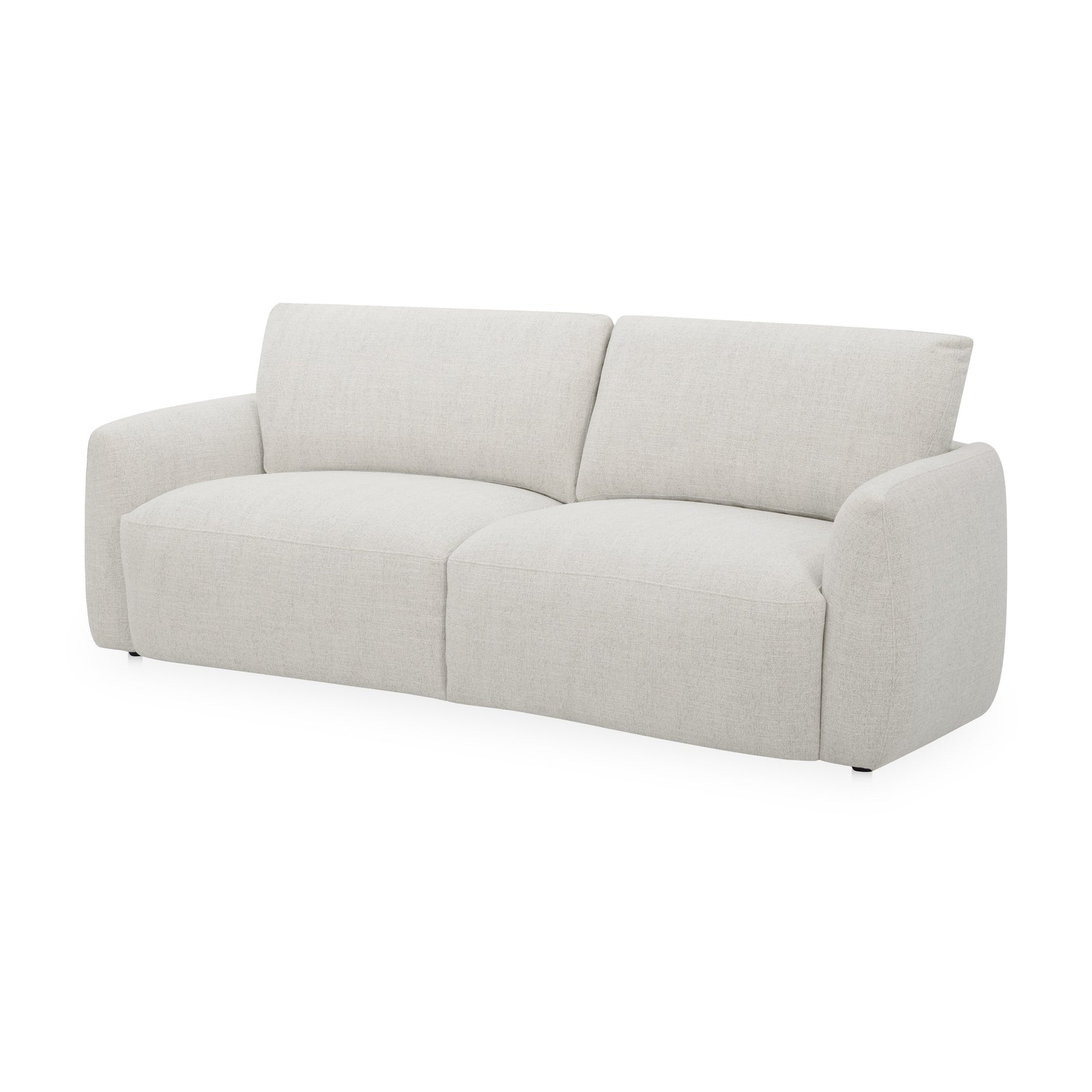 Callie Flecked Oat 91" Sofa - Ornate Home