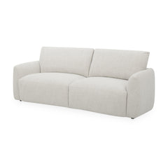 Callie Flecked Oat 91" Sofa - Ornate Home