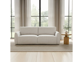 Callie Flecked Oat 91" Sofa - Ornate Home