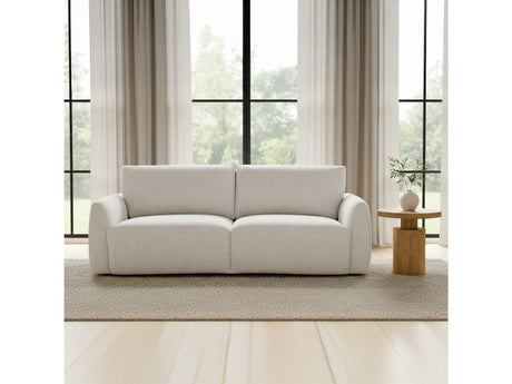 Callie Flecked Oat 91" Sofa - Ornate Home