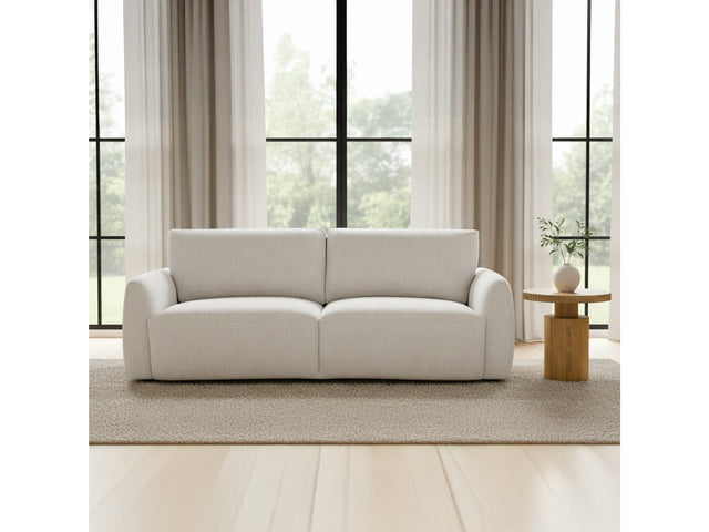 Callie Flecked Oat 91" Sofa - Ornate Home