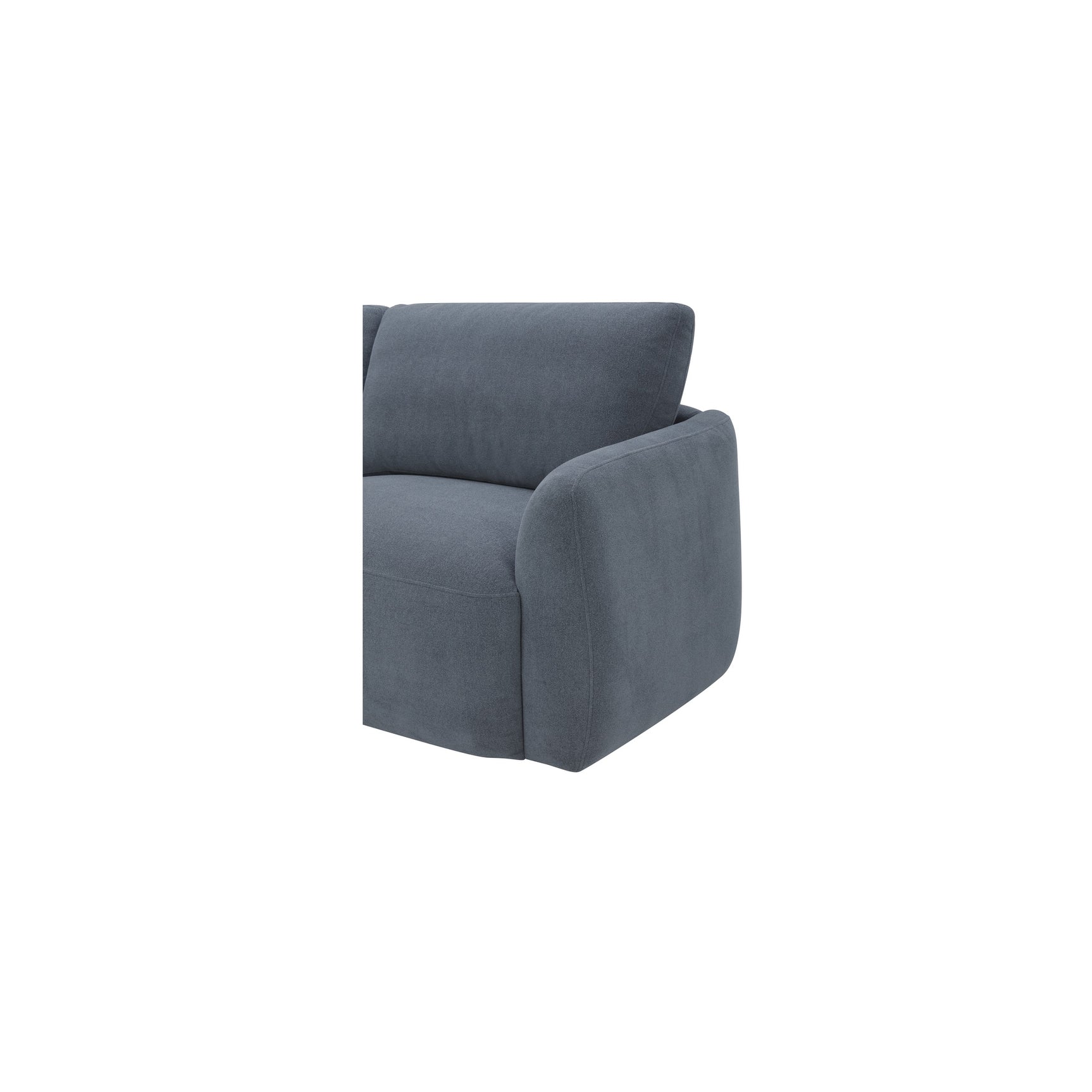 Callie Slate Blue 68" Sofa - Ornate Home