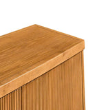 Callie Tan Four-Door Sideboard - Ornate Home