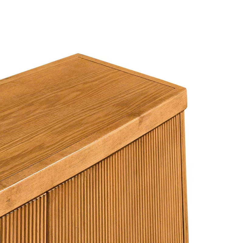 Callie Tan Four-Door Sideboard - Ornate Home