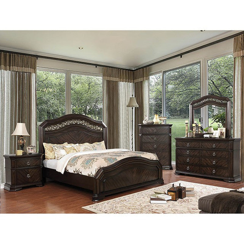 Calliope Espresso Cal.King Bed - Ornate Home