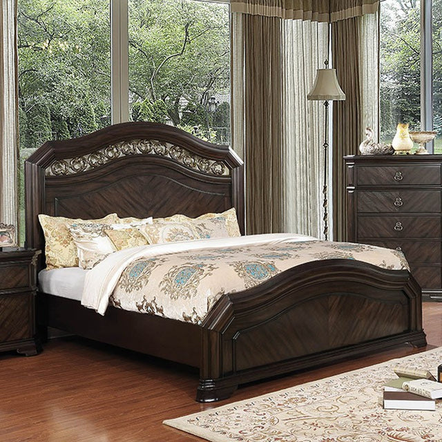 Calliope Espresso Cal.King Bed - Ornate Home