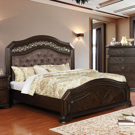 Calliope Espresso E.King Bed - Ornate Home