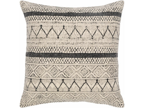 Calliope Monochrome Patterned Throw Pillow - Ornate Home