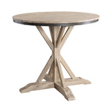 Callista Beach 5-Piece Round Counter Height Dining Set - Ornate Home