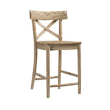Callista Beach 5-Piece Round Counter Height Dining Set - Ornate Home