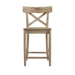 Callista Beach/Natural 24'' Counter Stool - Ornate Home