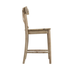 Callista Beach/Natural 24'' Counter Stool - Ornate Home
