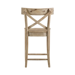 Callista Beach/Natural 24'' Counter Stool - Ornate Home