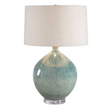 Callista Teal Blue Table Lamp - Ornate Home
