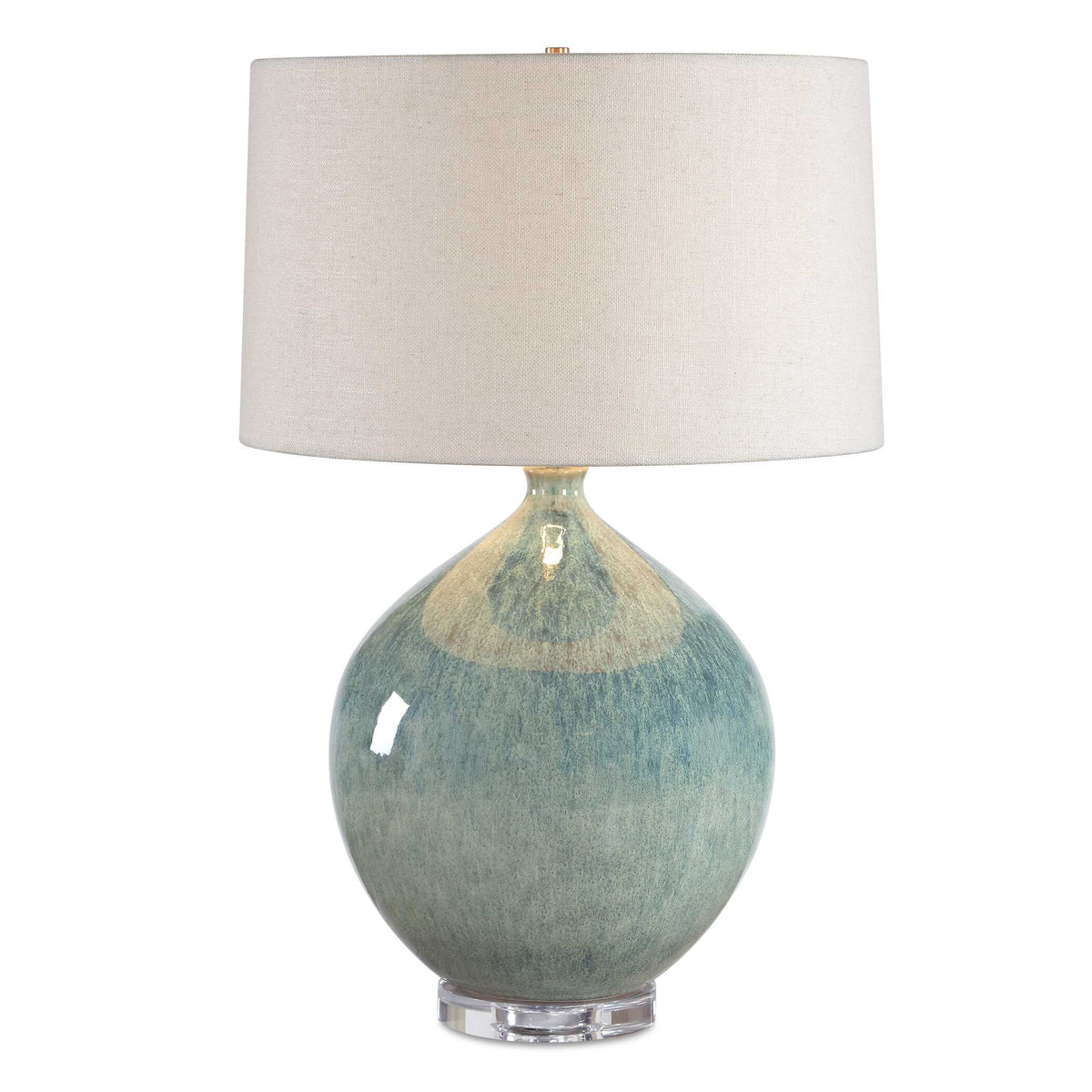 Callista Teal Blue Table Lamp - Ornate Home