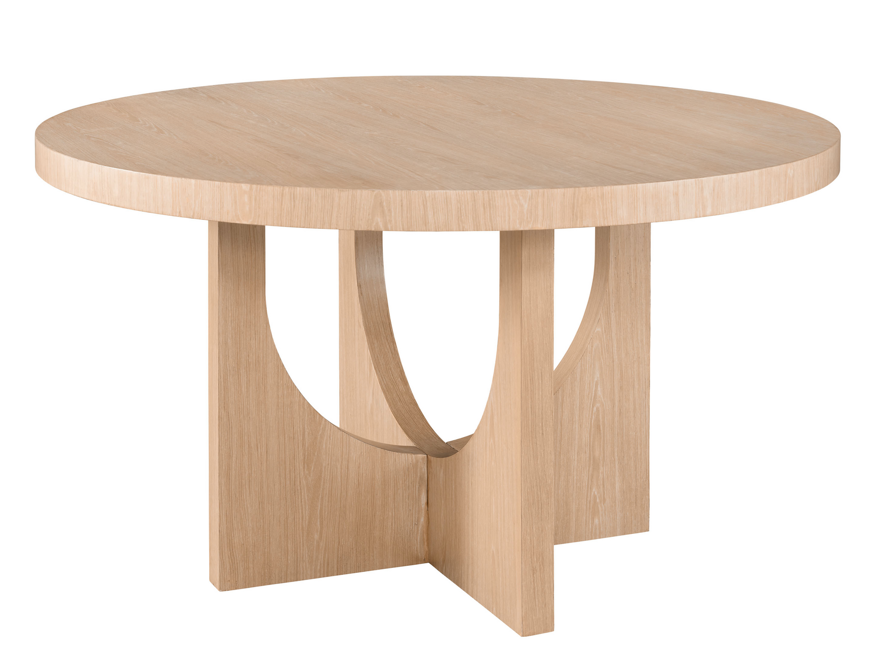 Callon White Oak Round Dining Table - Ornate Home