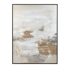 Calm, Cool, Collected Grey/Brown Canvas - Ornate Home
