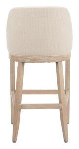 Calmo Beige Barstool - Ornate Home