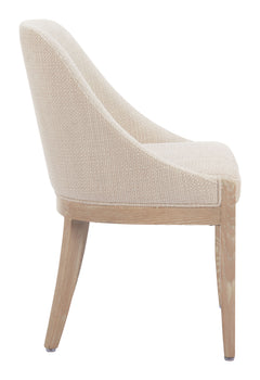 Calmo Beige Dining Chair - Ornate Home