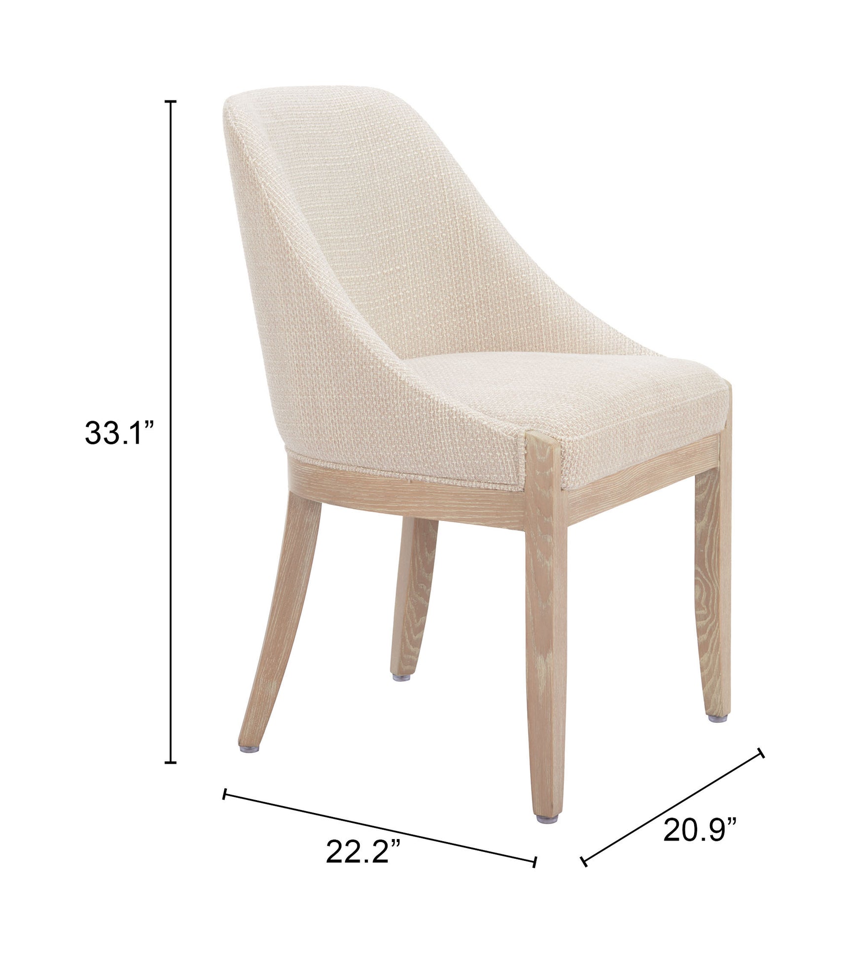 Calmo Beige Dining Chair - Ornate Home