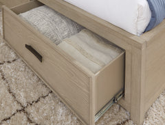 Calmoro Gray 5-Piece Queen Bookcase Bedroom Set - Ornate Home