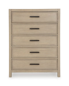 Calmoro Gray 5-Piece Queen Bookcase Bedroom Set - Ornate Home