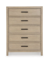 Calmoro Gray 5-Piece Queen Bookcase Bedroom Set - Ornate Home