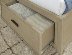 Calmoro Gray King Bookcase Bed - Ornate Home