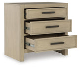 Calmoro Gray Nightstand - Ornate Home