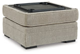 Calnita Sisal Ottoman w/ Storage (Online Special Price) - Ornate Home