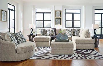 Calnita Sisal RAF Corner Chaise Sectional - Ornate Home