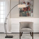 Calogero Bronze Arc Floor Lamp - Ornate Home