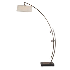 Calogero Bronze Arc Floor Lamp - Ornate Home