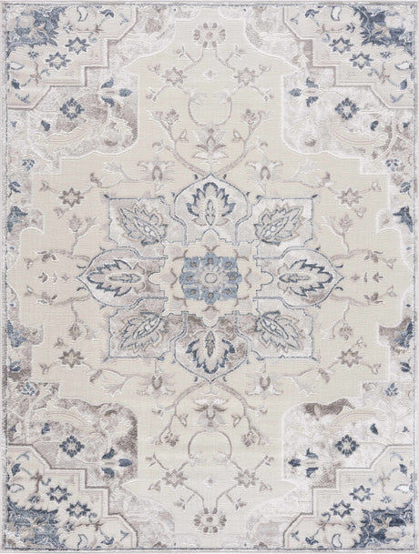 Calum Blue & Gray Area Rug - Clearance - Ornate Home