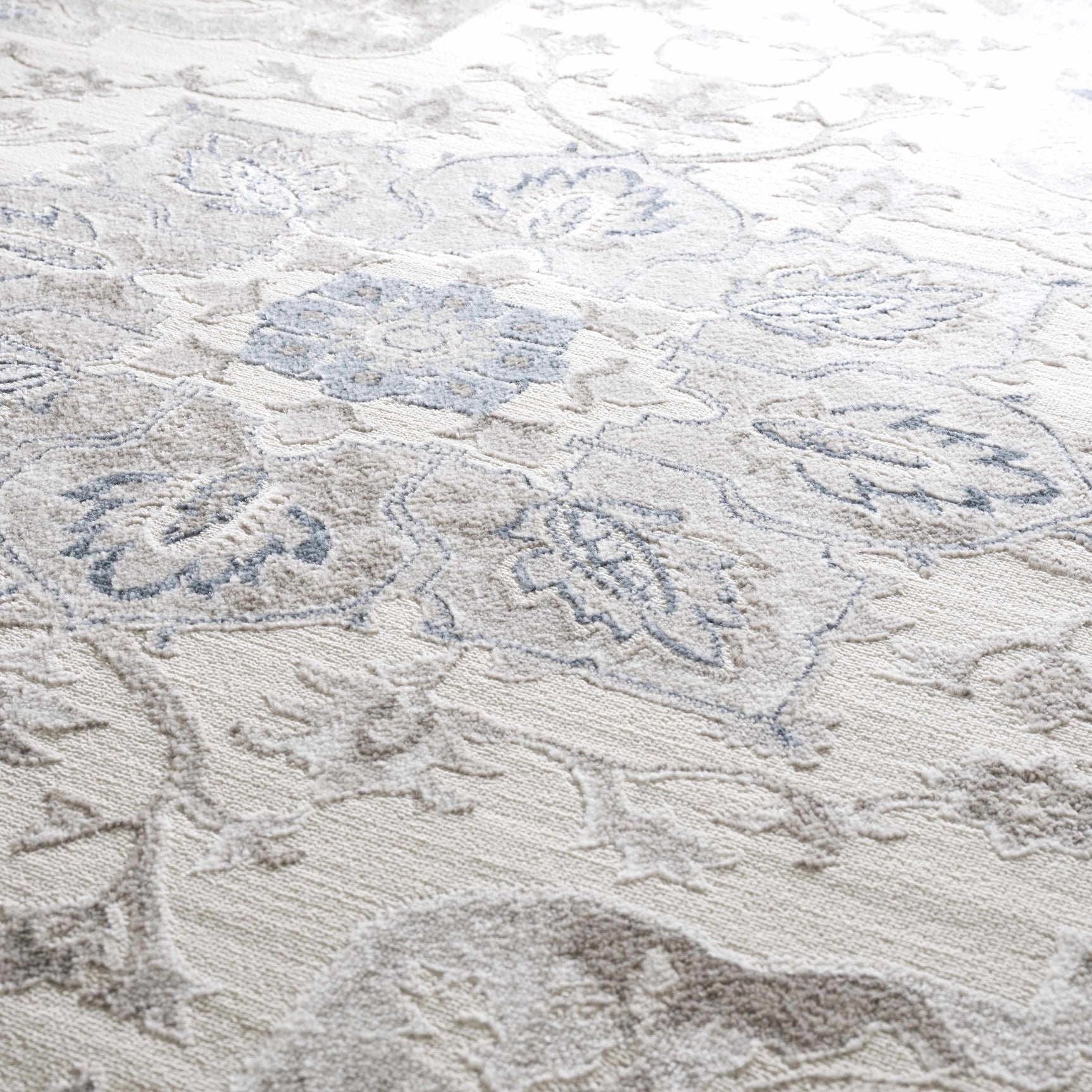 Calum Blue & Gray Area Rug - Clearance - Ornate Home